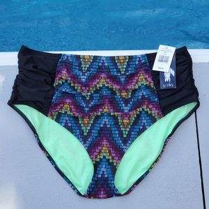 NWT Allure IMG Tummy Control Swim Bottoms 22-24 3X